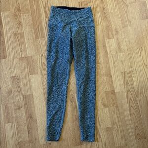 Beyond Yoga Heathered Gray High-Waist Leggings
